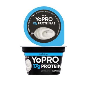 Iogurte Yopro 17g Proteínas Zero Lactose Natural 160g