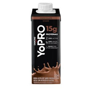 Bebida Láctea Uht Yopro 15g High Protein Zero Lactose Chocolate Caixa 250ml