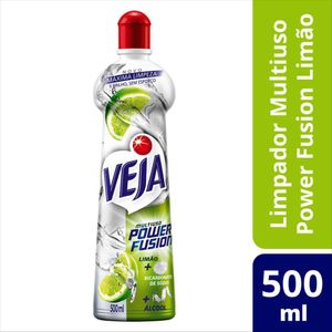 Limpador Veja Power Fusion Limão Squeeze 500ml