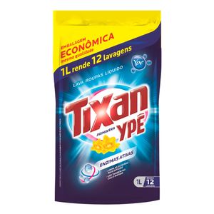 Lava-Roupas Líquido Tixan Ypê Primavera Sachê 1l Refil