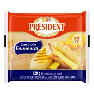 Queijo Processado President Emmental 120g