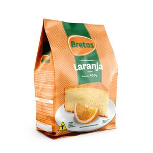 Mistura p/ Bolo Bretas Laranja 400g