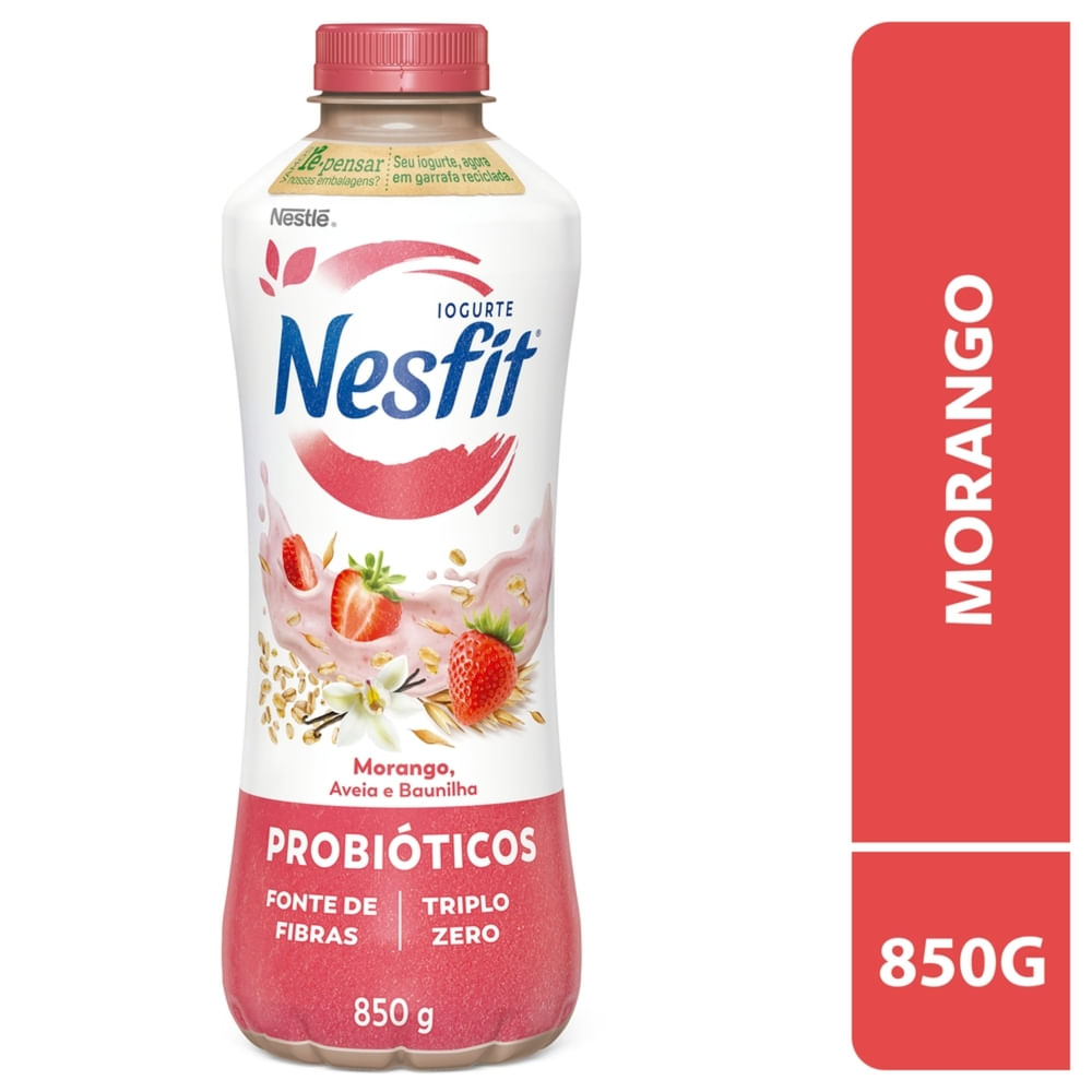 Iogurte Nesfit Morango, Baunilha e Aveia 850g | Bretas Supermercado Iogurte Nesfit Morango, Baunilha e Aveia 850g | Bretas Supermercado