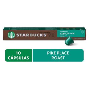 Café em Cápsula Starbucks Nespresso Pike Place Roast 53g c/ 10 Unid