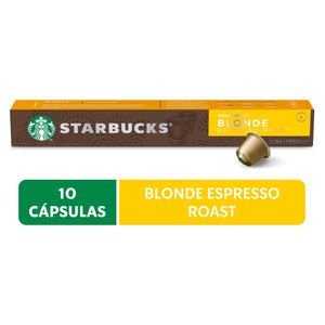 Café em Cápusla Starbucks Nespresso Blond Espresso Roast 53g c/ 10 Unid