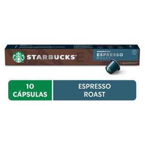 Café em Cápsula Starbucks Espresso Roast by Nespresso 57g com 10 Unidades
