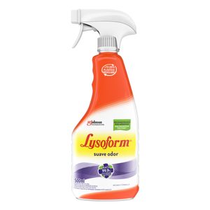 Desinfetante Lysoform Suave Odor Frasco Borrifador 500ml