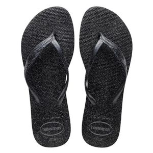 Sandália Havaianas Fantasia Gloss Preto/Cinza 39/40