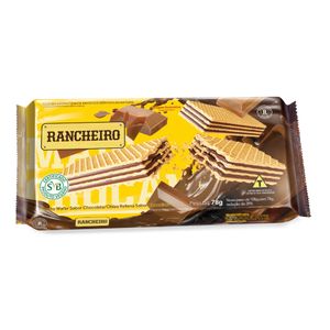 Biscoito Wafer Rancheiro Chocolate 78g