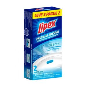 Pastilha Sanitária Adesiva Lipex Ocean Leve 3 Pague 2