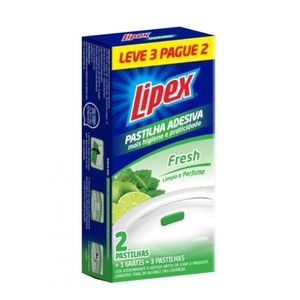 Pastilha Sanitária Adesiva Lipex Fresh Leve 3 Pague 2