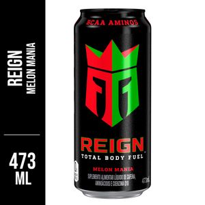 Suplemento Alimentar Líquido Reign Melon Mania Zero Açúcar Lata 473ml