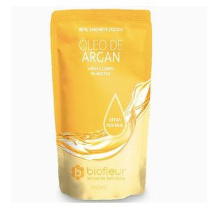 Sabonete Líquido Biofleur Óleo Argan Refil 450ml