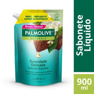 Sabonete Líquido p/ Mãos Palmolive Naturals Suavidade Delicada Refil900ml Super Econômico