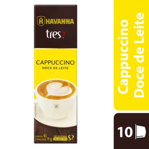 Cappuccino em Cápsula Havanna Tres Doce de Leite Caixa 110g 10 Unidades