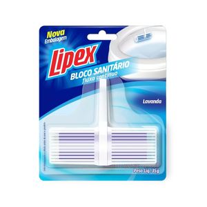 Bloco Sanitário Lipex c/ Suporte Lavand 35g