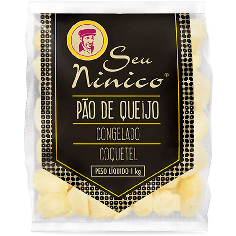 Pão de Queijo Seu Ninico Coquetel 1Kg | Bretas Supermercado