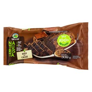 Bolo Integral Vale do Sol Naturista Zero Lactose Cacau Pacote 250g