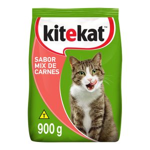 Alimento p/ Gatos Kitekat Adultos Mix de Carne 900g