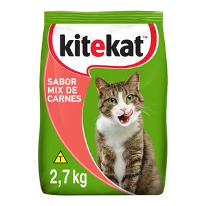 Alimento p/ Gatos Kitekat Adultos Mix de Carne 2.7Kg