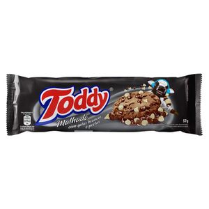 Biscoito Cookies Toddy Chocolate Molhado c/ Gotas de Chocolate 57g