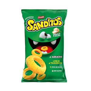 Salgadinho Sanditos Cebola e Salsa Pacote 27g