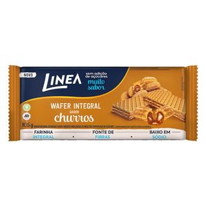 Biscoito Wafer Integral Linea c/ Recheio Churros Pacote 105g