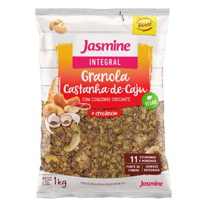 Granola Jasmine Integral Castanha-de-Caju Pacote 1Kg