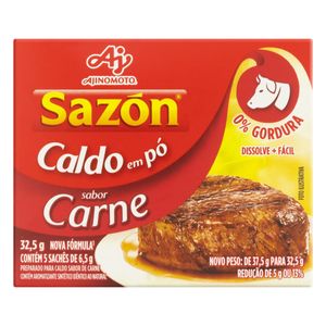 Caldo em Pó Sazon Carne 32,5g com 5 Unidades