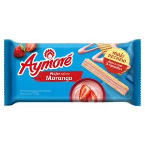 Biscoito Wafer Aymore Morango 105g