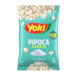 Pipoca Pronta Yoki c/ Sal Marinho 28g