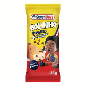 Bolinho Seven Boys de Baunilha c/ Gotas de Chocolate 35g