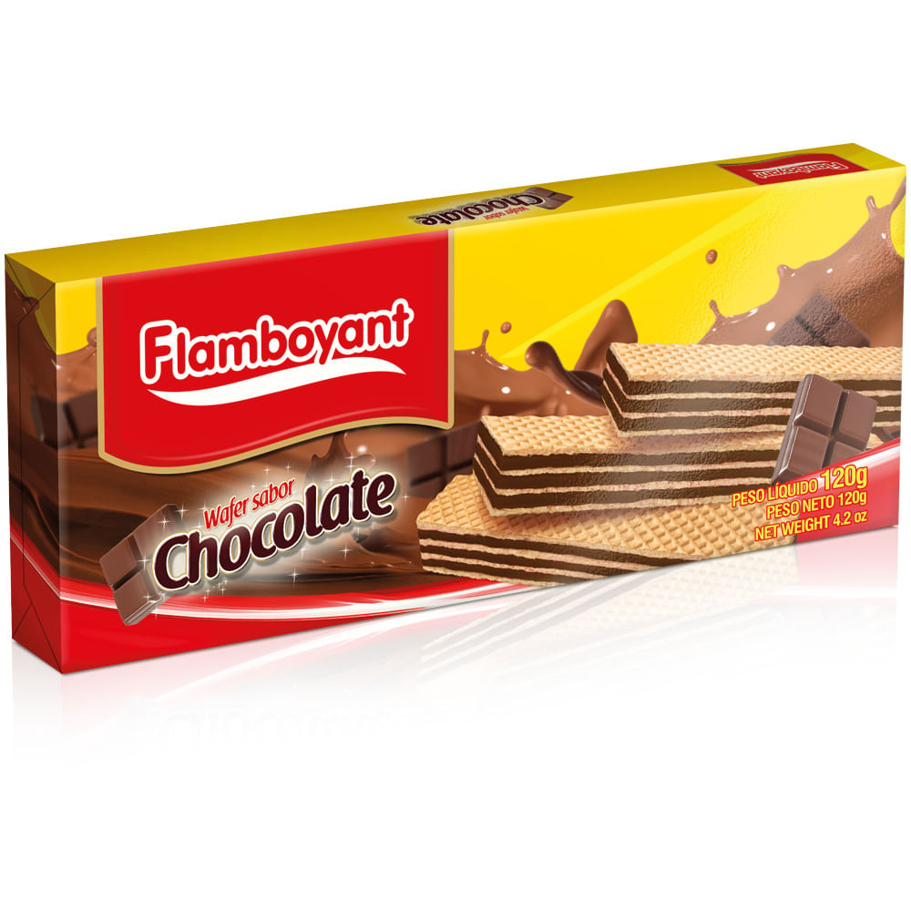 Biscoito Wafer Flamboyant Chocolate 78g