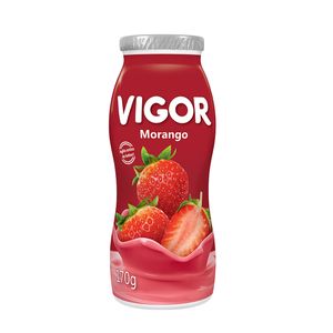 Iogurte Vigor Morango Frasco 170g