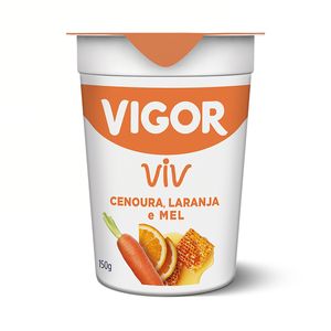 Iogurte Vigor Viv Integral Cenoura/Laranja e Mel Copo 150g