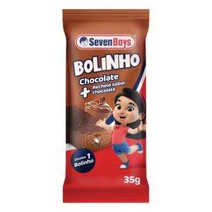 Bolinho Seven Boys de Chocolate c/ Recheio de Chocolate 35g