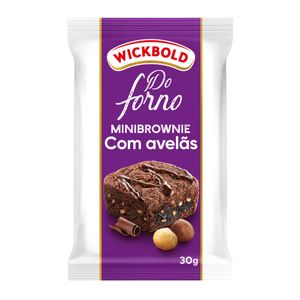 Minibrownie Wickbold do Forno Avelãs Pacote 30g