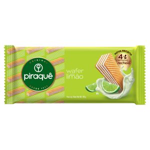 Biscoito Wafer Piraquê Recheio Limão Pacote 100g