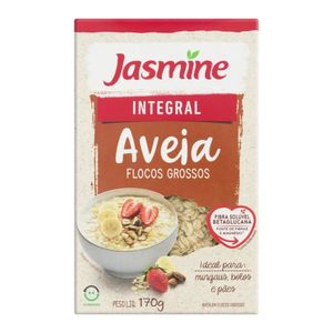 Aveia em Flocos Grossos Jasmine Integral Caixa 170g