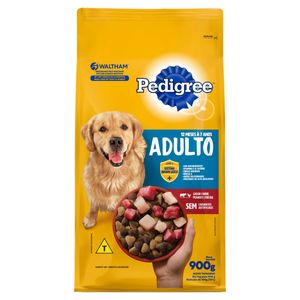 Alimento p/ Cães Pedigree Adultos Carne e Frango 900g