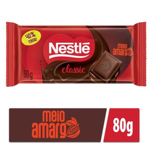 Chocolate em Barra Classic Meio Amargo 40% Cacau 80g