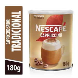 Cappuccino Solúvel Nescafé Tradicional Lata 180g