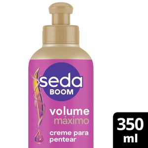 Creme p/ Pentear Seda Boom Volume Máximo Frasco 350ml