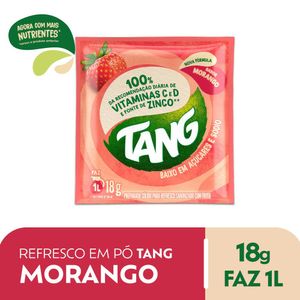 Refresco em Pó Tang Morango 18g