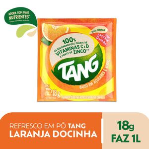 Refresco em Pó Tang Laranja Docinha 18g