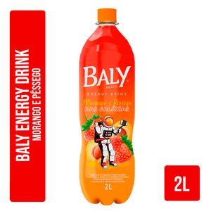 Energético Baly Morango e Pêssego 2l