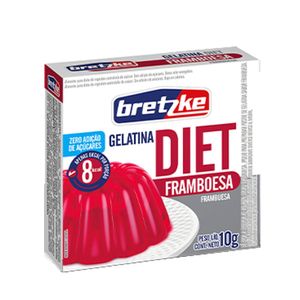 Gelatina em Pó Bretzke Diet  Framboesa 10g