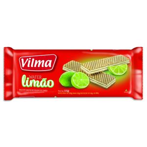 Biscoito Wafer Vilma Limão 115g