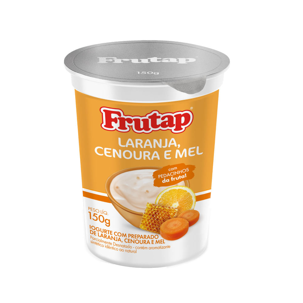 Iogurte Natural Frutap Laranja/Cenoura/Mel 150g | Bretas Supermercado