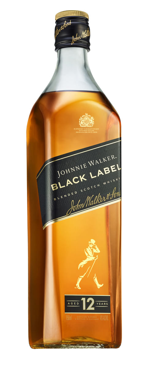 Whisky Johnnie Walker Black Label 12 Anos 750ml | Bretas Supermercado